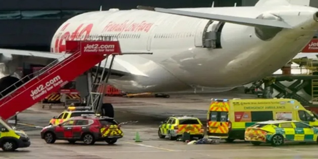 Manchester Havalimanı’nda Uçaktan Düşen Mühendis Ağır Yaralandı